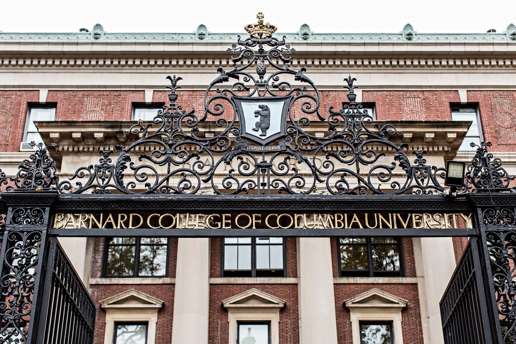 Exterior of Barnard College.