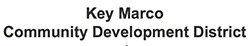 Key marco community development district :